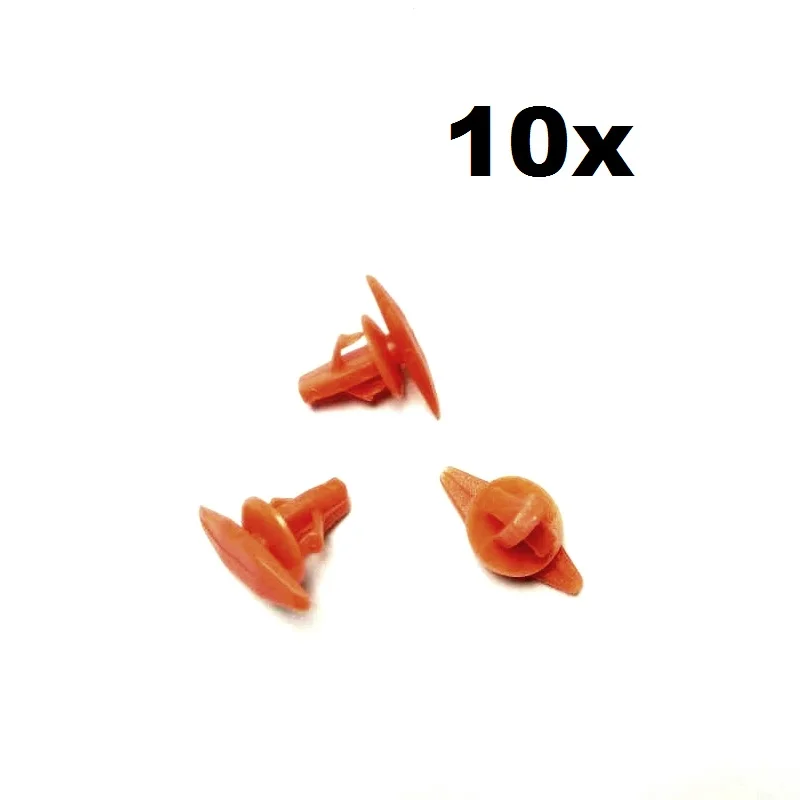 

10x For Honda Weatherstrip Retainers Clip 5mmx15mm Head #91530-SP1-003 For Acura , For Civic, For Odyssey