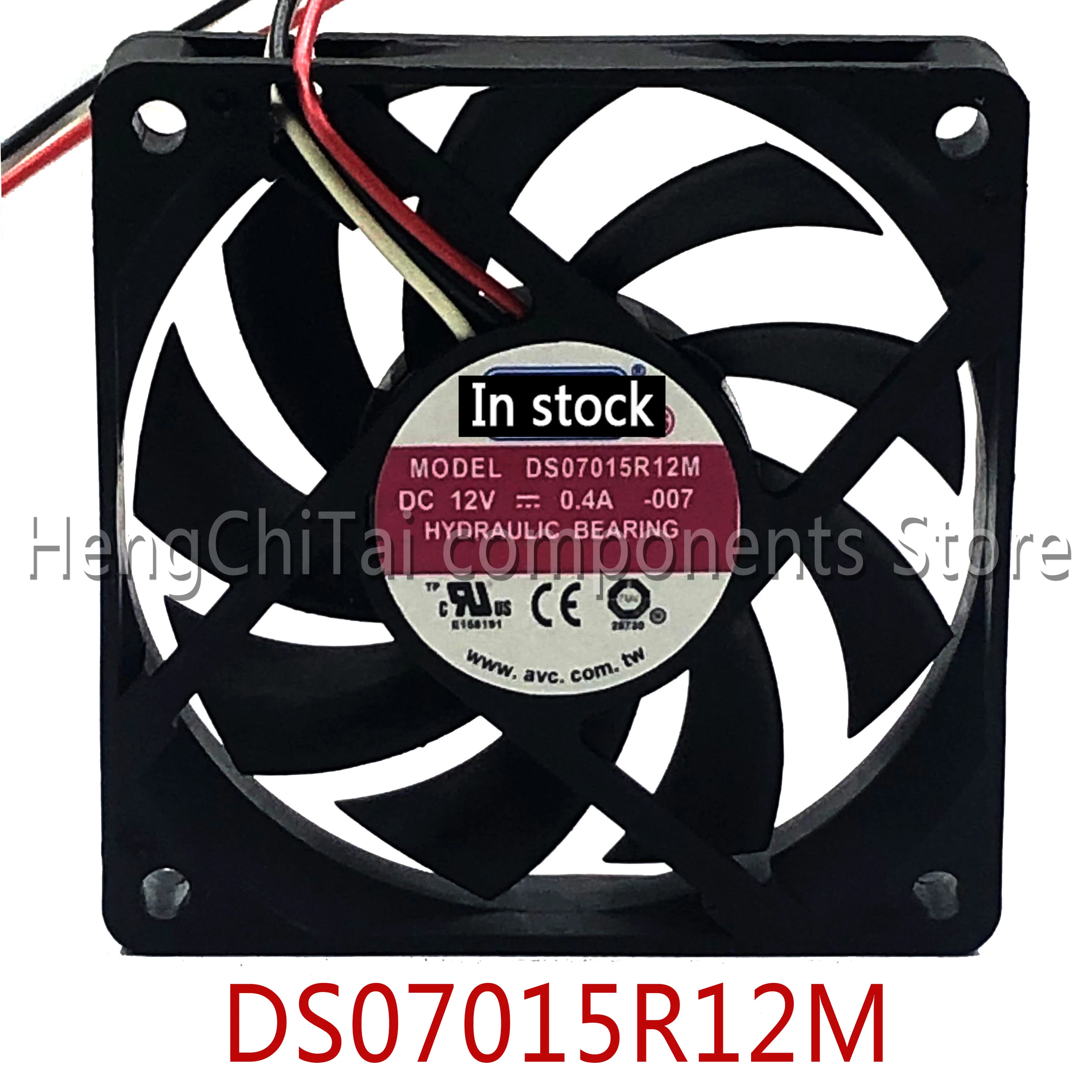 Оригинальный 100% рабочий вентилятор для AVC DS07015R12M 3 провода контроль температуры ЦП охлаждающий вентилятор DC 12 В 0.4A 7015 70*70*15 мм 7 см