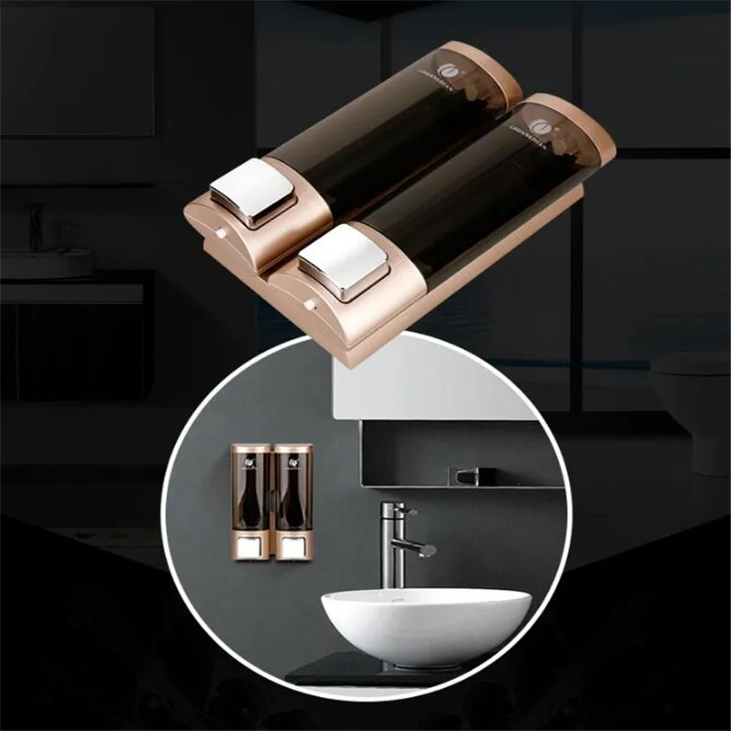 Диспенсер для мыла настенный дозатор жидкого АБС-пластика и шампуня кухни