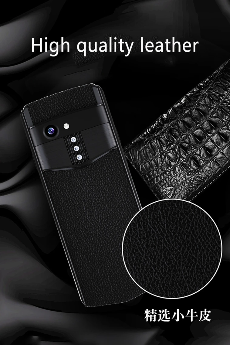 Роскошный смартфон 3," 3 ГБ ОЗУ 32 Гб ПЗУ Android 8,1 gps Bluetooth точка доступа Лицо ID кожаный телефон 4G LTE мобильный телефон