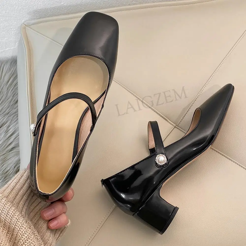 

Туфли-лодочки женские, кожаные, черные, бежевые, 38, 43 размера