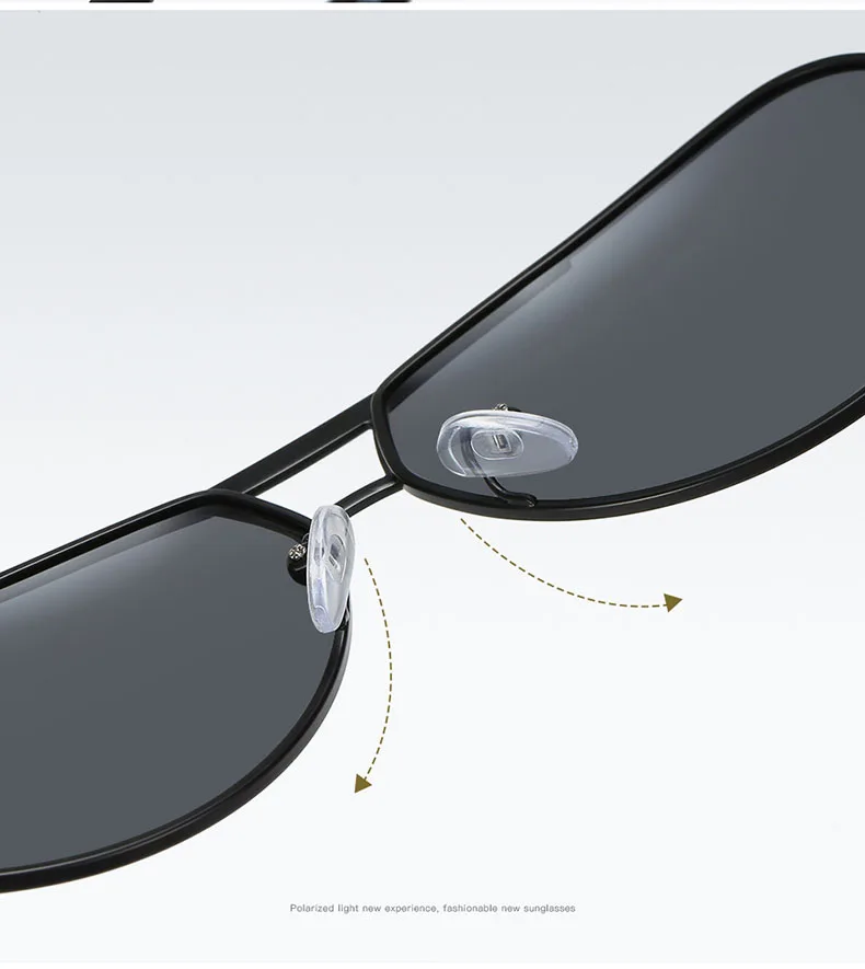 Classic Vintage Polarized Pilot Sunglasses Men Fashion Brand Designer Goggle Driving Mirror Lens Sun Glasses For Male UV400