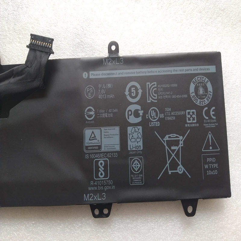Новый аккумулятор 0JV6J OJV6J для Dell Inspiron 11 3000 3153 3162 3148 3164 8NWF3 PGYK5 0HH6K9 Оригинальный