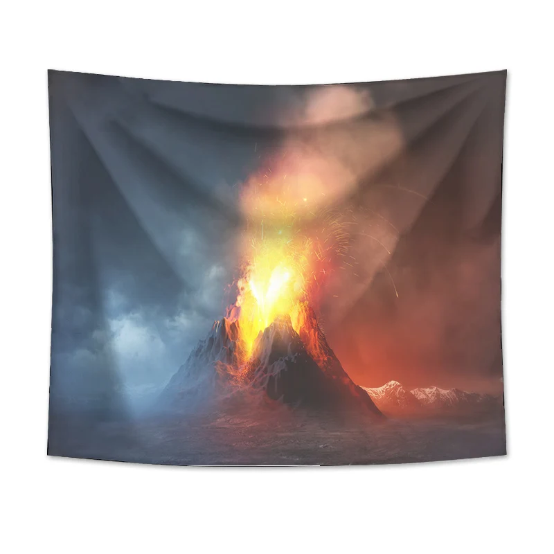 

European Style Wall Hanging High Quality Tapestry Disaster Motif Gobelin Modern Home Dertortion Dorm Dector Farmhouse Adornment