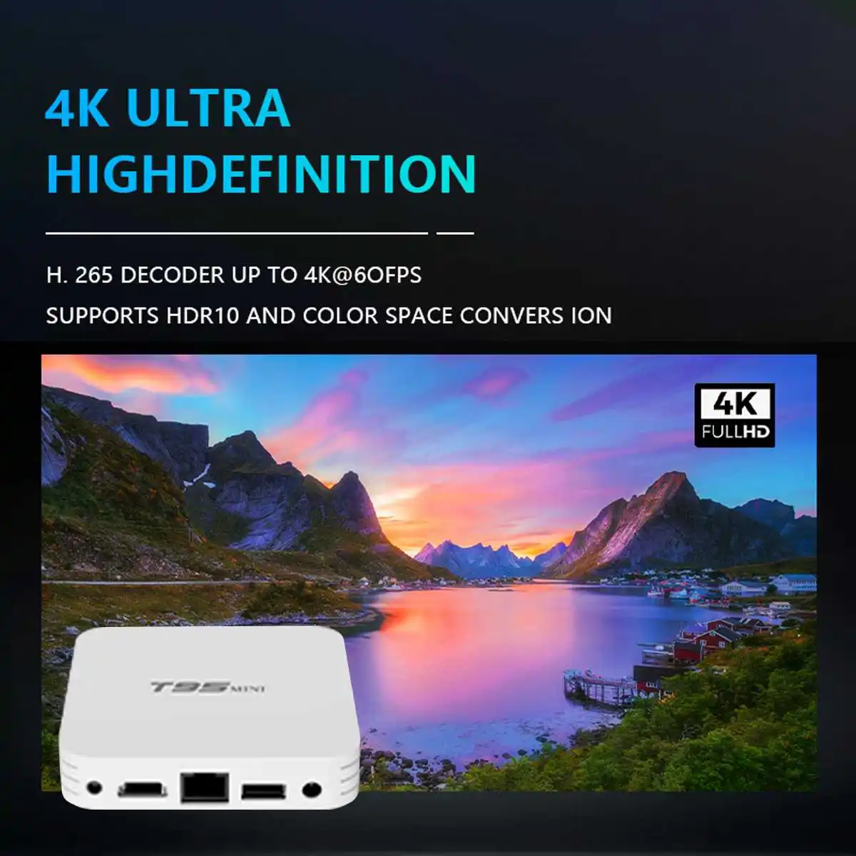 T95 MINI H313 4K TV Box Android 10 with Quad Core WIFI Smart Set Top IPTV OTT M3U Receiver for Netflix YouTube Media Player 2021 |