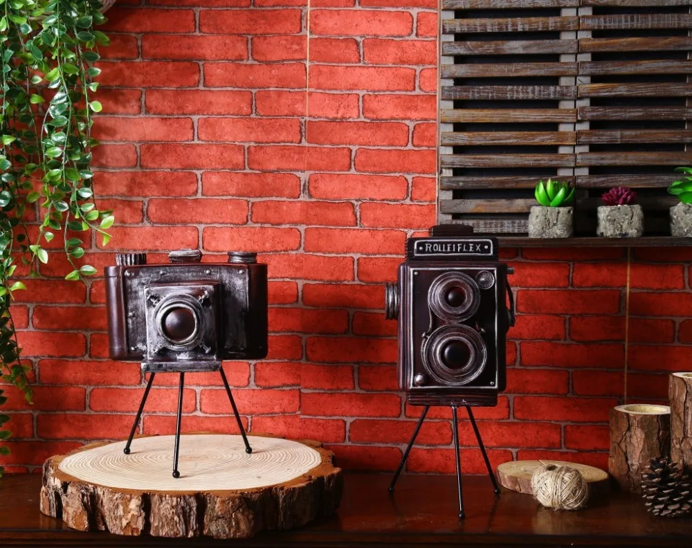 VILEAD 24 см 33 см фотоаппарат из каучука модель фигурки Винтажные Украшения для витрин студия подставки для домашнего декора Hogar подарок