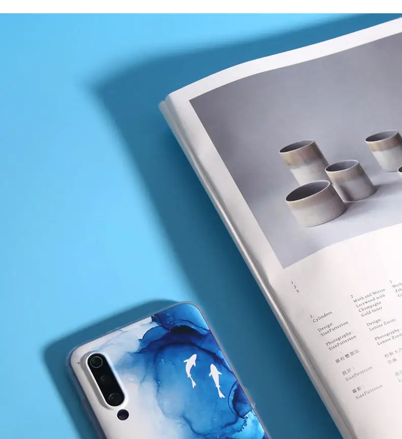 Летние градиент чернила рыбы из жидкого силикона чехол для xiaomi MI9 MI9SE MI8 MI8SE MI8Lite, MIX3 MIX2S MIX2 MI6 6X A2