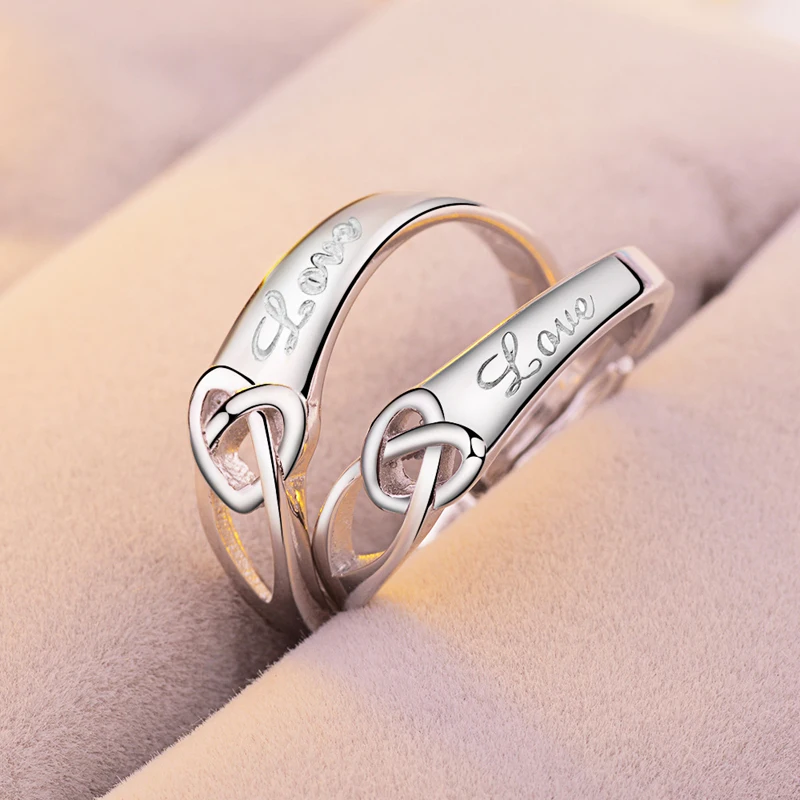 Оптовая продажа модный набор колец из стерлингового серебра 925 пробы с резьбой в