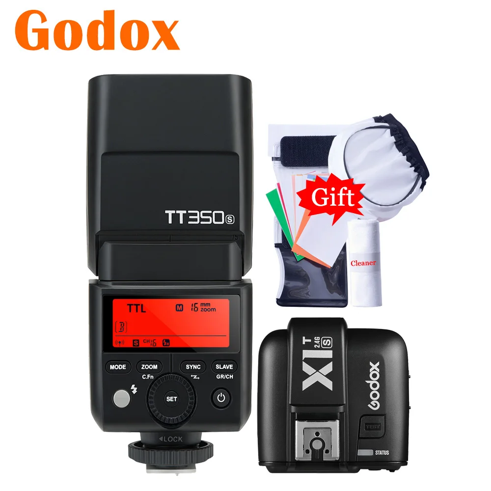 Вспышка для камеры Godox TT350S TT350 S 2 4G HSS GN36|Фотовспышки| |