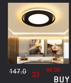 Chandelierrec Moden светодиодный потолочный светильник Домашнее освещение светильники Алюминиевый AC85-265V потолочный светильник для гостиной спальни низкие потолки