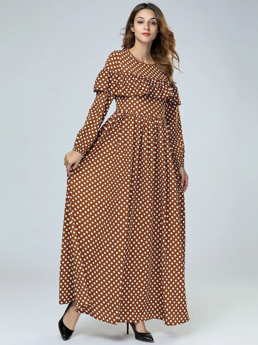 Мусульманское платье модная одежда в мусульманском стиле Простое Повседневное