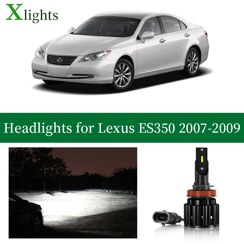 

Xlights Led Headlight Bulb For Lexus ES350 2007 2008 2009 Low High Beam Canbus Car Headlamp Lamp Light Accessories 12V 24V 6000K