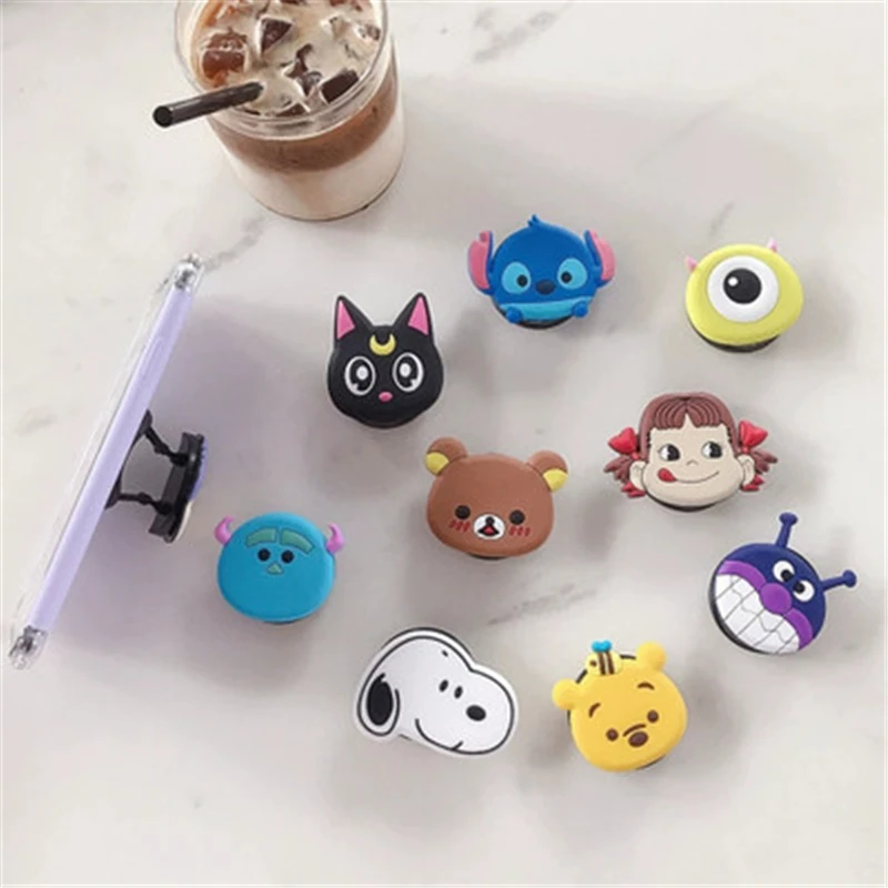 Держатель Pocketsocket с героями мультфильмов держатель подставка для IPhone X 7 samsung huawei карманная розетка держатель для сотового телефона