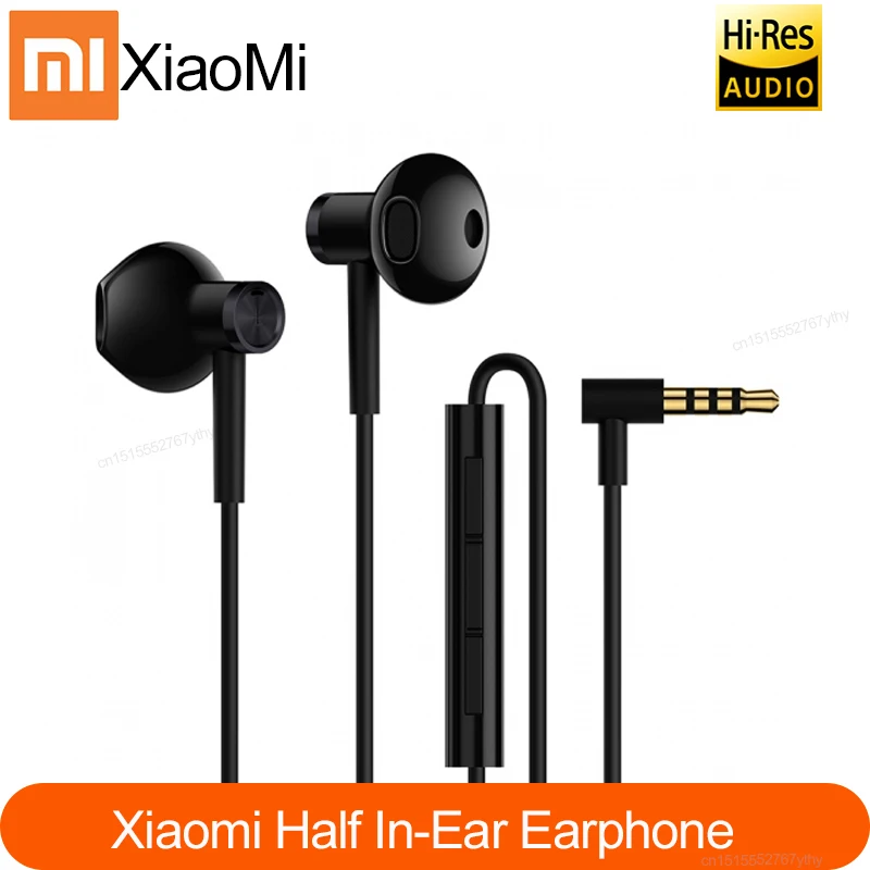 Наушники вкладыши Xiaomi Mi 2 шт. проводные наушники 3 5 мм для смартфонов A1 Redmi