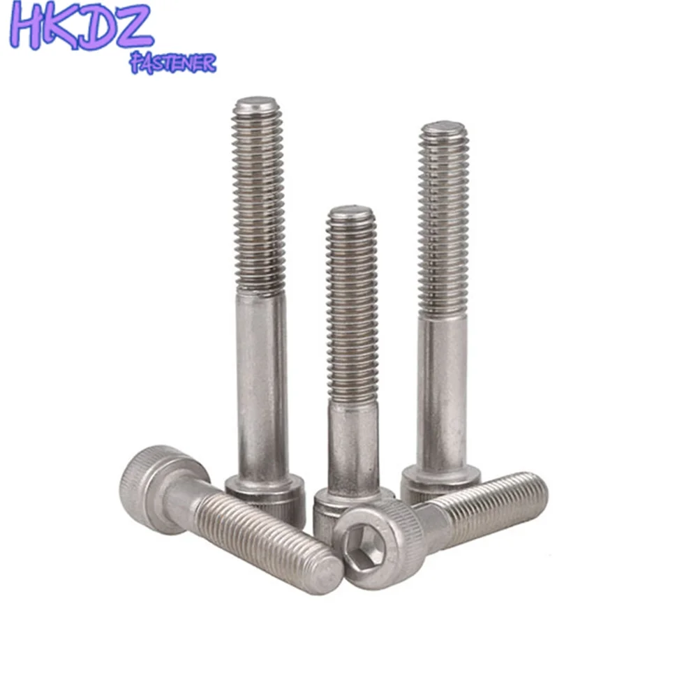 

M4 M5 M6 M8 M10 M12 DIN912 Hex Socket Cup Head AllenHex Socket Head Cap Screws 304 Stainless Steel Half Thread Hexagon Hex Screw
