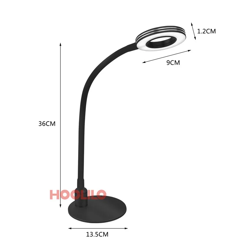 Office 5v/2A Usb Eye Care Timer Night Light Table Lamps for Living Room 3 Colors CCT 10-level Dimmer Desk Lamp LED | Освещение