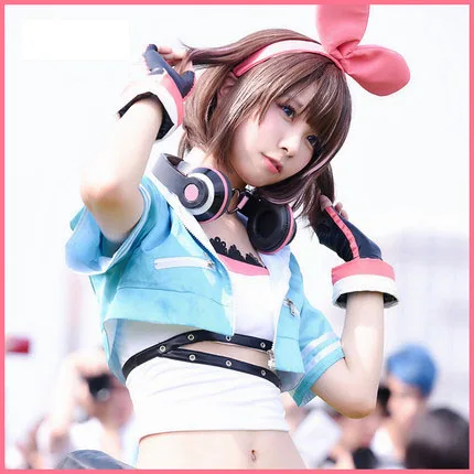 Kizuna AI A.I.Channel Youtuber/топы пальто шорты униформа костюмы для костюмированной