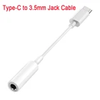 Адаптер OTG с USB Type C на 3,5 мм для наушников, адаптер для наушников типа C на 3,5 мм, аудиокабель для Huawei Mi 10 9 Oneplus 8 7 Pro