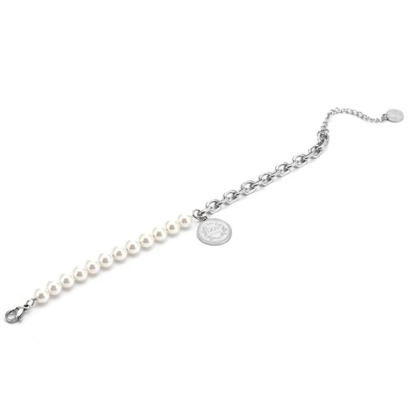 Браслет женский из нержавеющей стали браслет с кубинским панцирным плетением