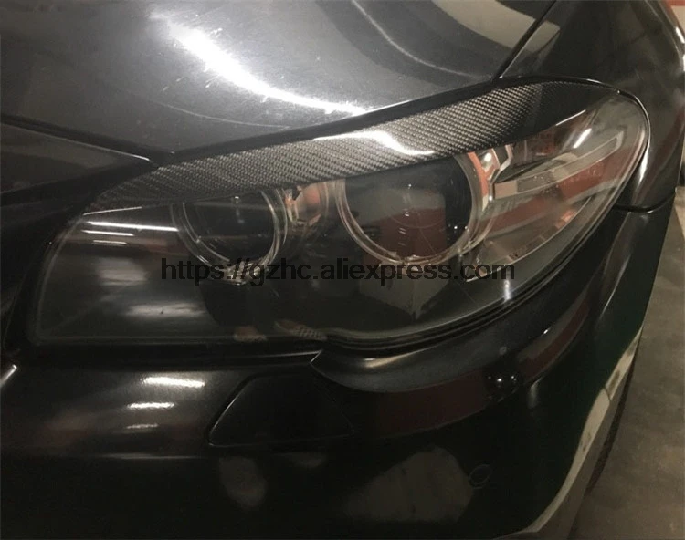 Задние фары из углеродного волокна для бровей BMW F10 5 серии автомобильный Стайлинг