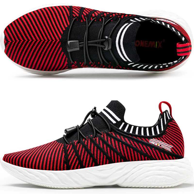 Мужские и женские кроссовки ONEMIX легкие повседневные дышащие для бега с высоким