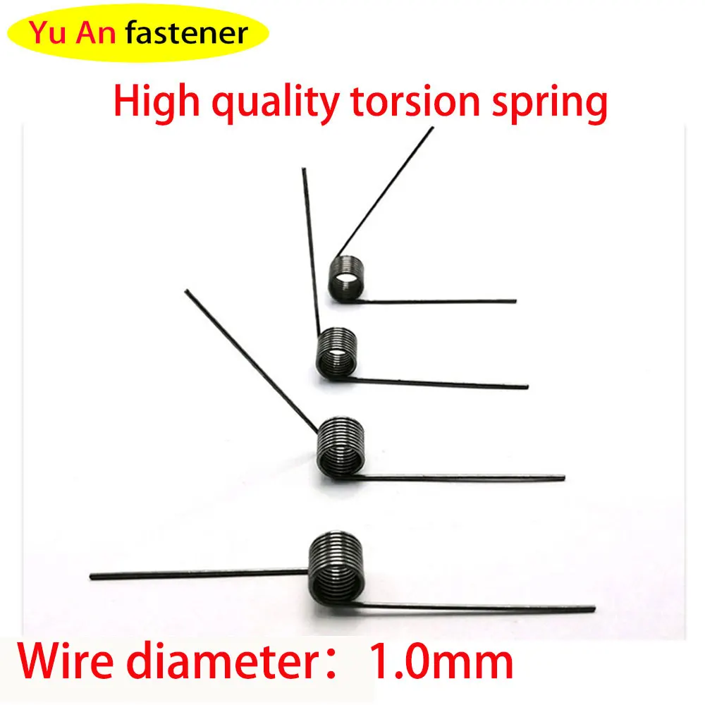 V-Spring, 1.0 Wire Diameter Torsion Small Torsion Spring, Hairpin Spring, 180/120/90/60 Degree Torsion Torsion Spring,  10pcs