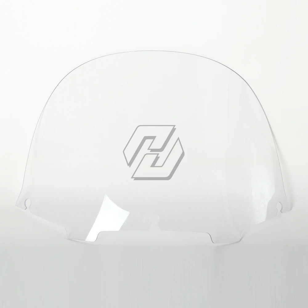 13 InchTransparent Motorcycle windshield Windscreen case for Harley Touring Street Glide Electra Ultra Classic 1996-2013