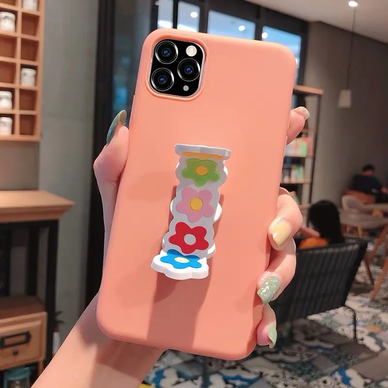 Роскошный мягкий силиконовый мультяшный держатель для Samsung Galaxy A5 A6 A7 A8 A9 A9S A920 A70 A750