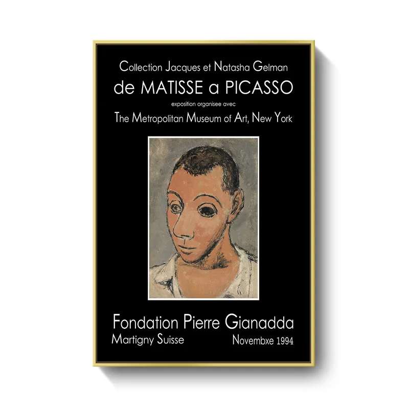 De Matisse A Picasso нишевая гостиная декоративная картина на холсте абстрактные