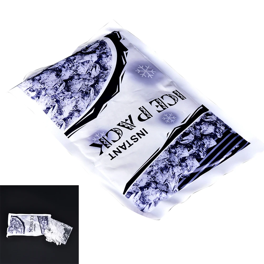 

1Pack/90g Disposable Pvc Bag Ice Pack Instant Cooling Speed Cold Ice Bag Sunstroke