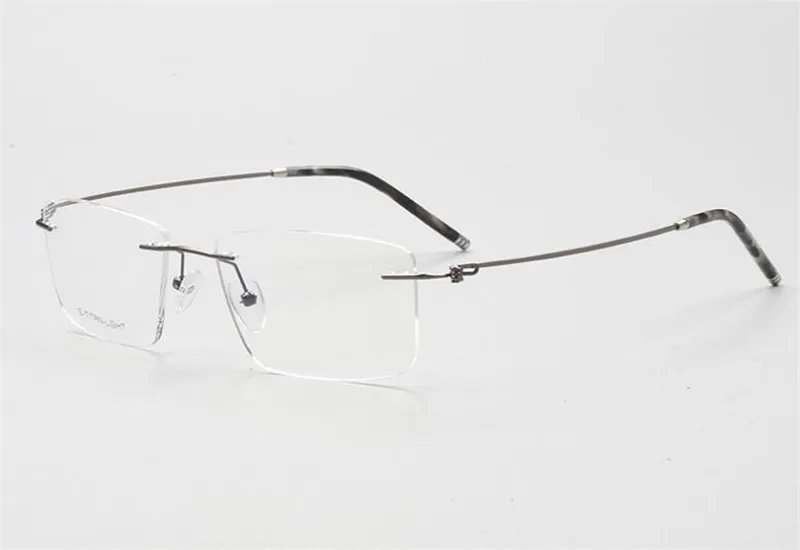 

Vintage Rimless Readers Glasses Frame Unisex Alloy Optical Eyewear Ultralight Anti-Fatigue Retro Reading Eyeglasses Women Men