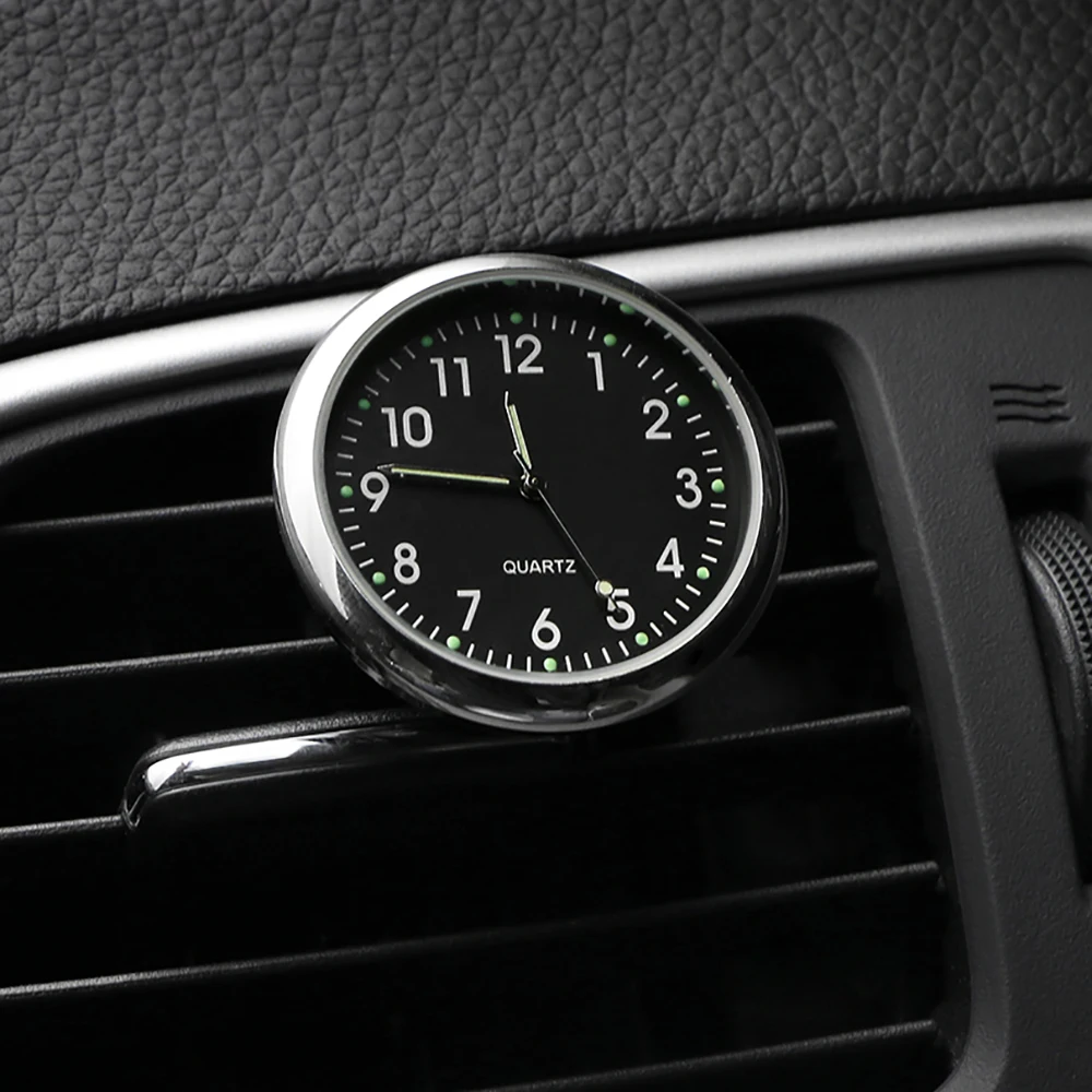 Светящиеся автомобильные часы с клипсой освежитель воздуха механика вентиляции