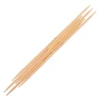 Спицы вязальные из натурального бамбука, двусторонние заостренные крючки для ручного шитья, Набор домашних принадлежностей, длина 15 см, 5 шт.компл. UK103,25 мм