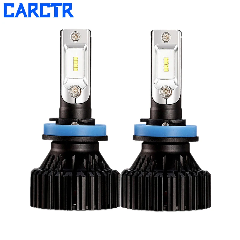 CARCTR автомобильный головной светильник H7 светодиодный H4 H1 H11 H3 9006 21W 2100LM 6000K 12V 24V