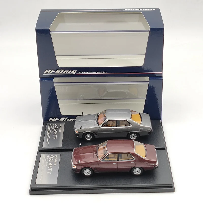 

1/43 Hi-Story For Mitsubishi Galant Σ 2000 GSL 1977 HS317 Resin Model Collection
