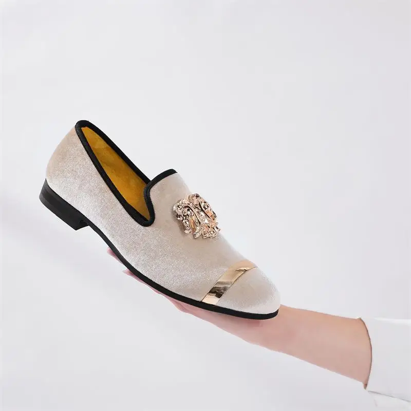 Туфли мужские вечерние бархатные модная обувь для джентльмена повседневные