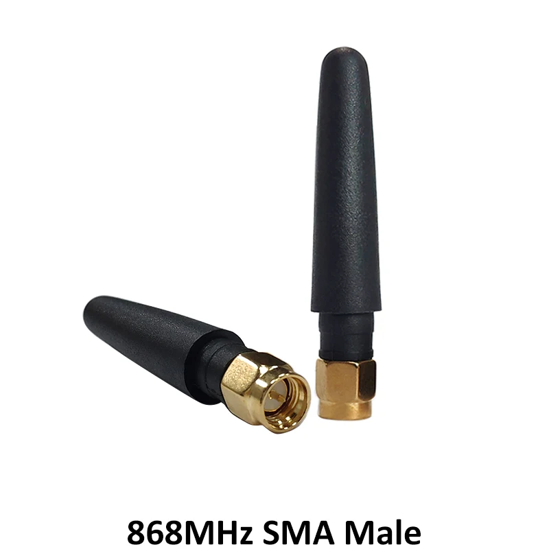 GRANDWISDOM 5pcs 868mhz antenna 3dbi sma male 915mhz lora antene pbx iot module lorawan signal receiver antena