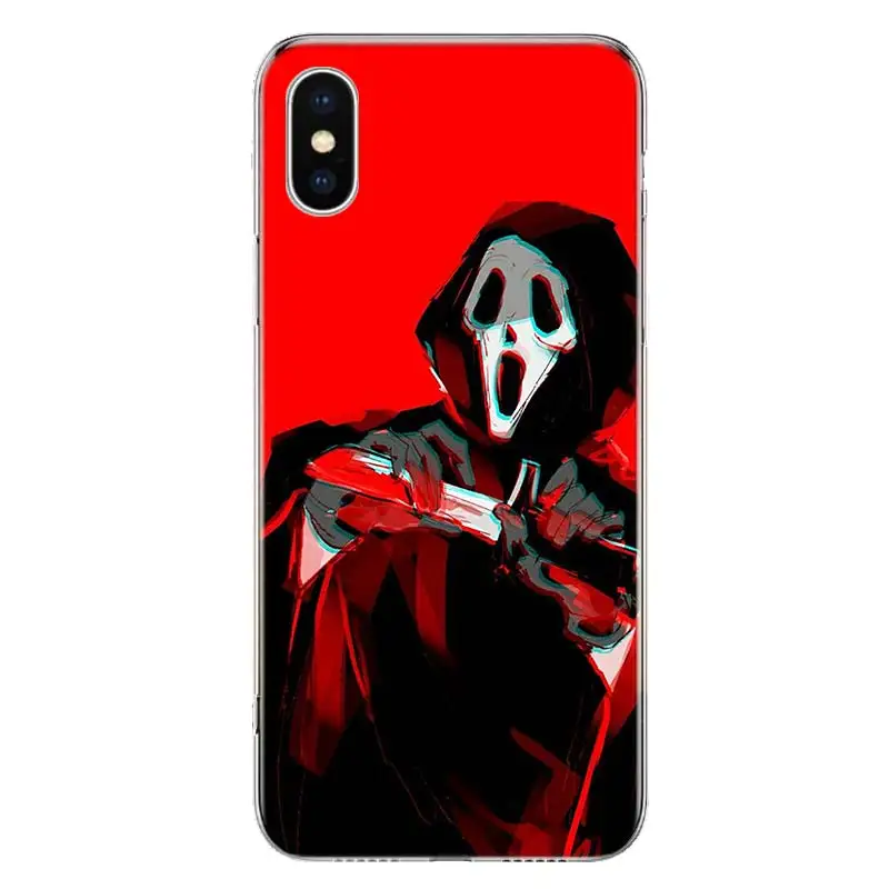 Ghostface Scream Phone Case For Apple iphone 14 13 12 11 Pro Max SE 2020 X XS XR 7 8 6 6S Plus Soft Cover Coque Fundas