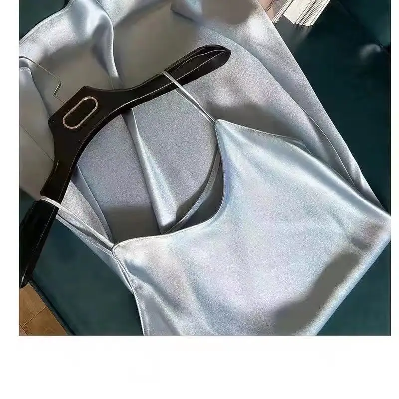 Платье женское атласное средней длины вечерние модный вечерний сарафан на