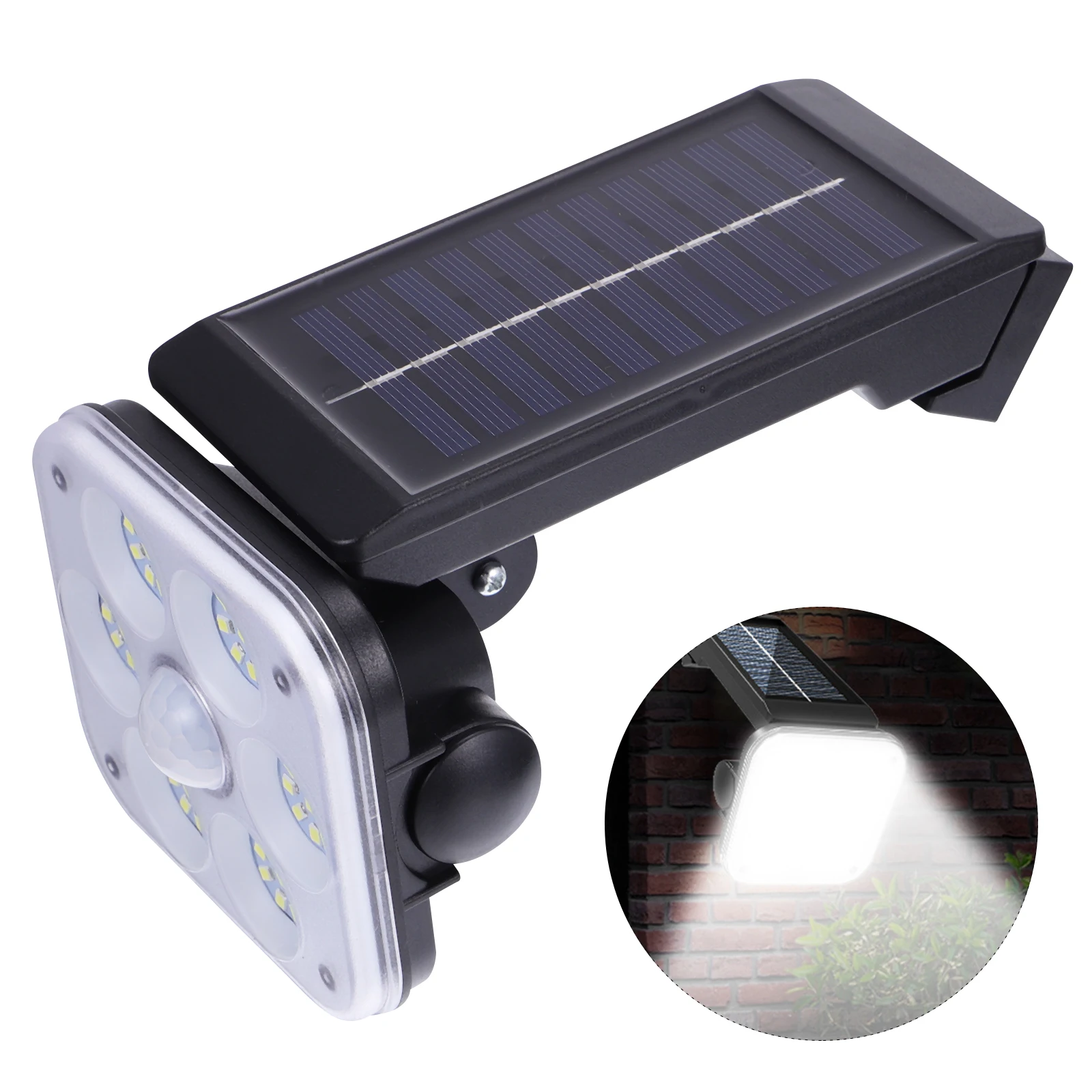 

1pc Solar Split Sensor Light Waterproof Split Solar Light Solar Lamp for Outdoor