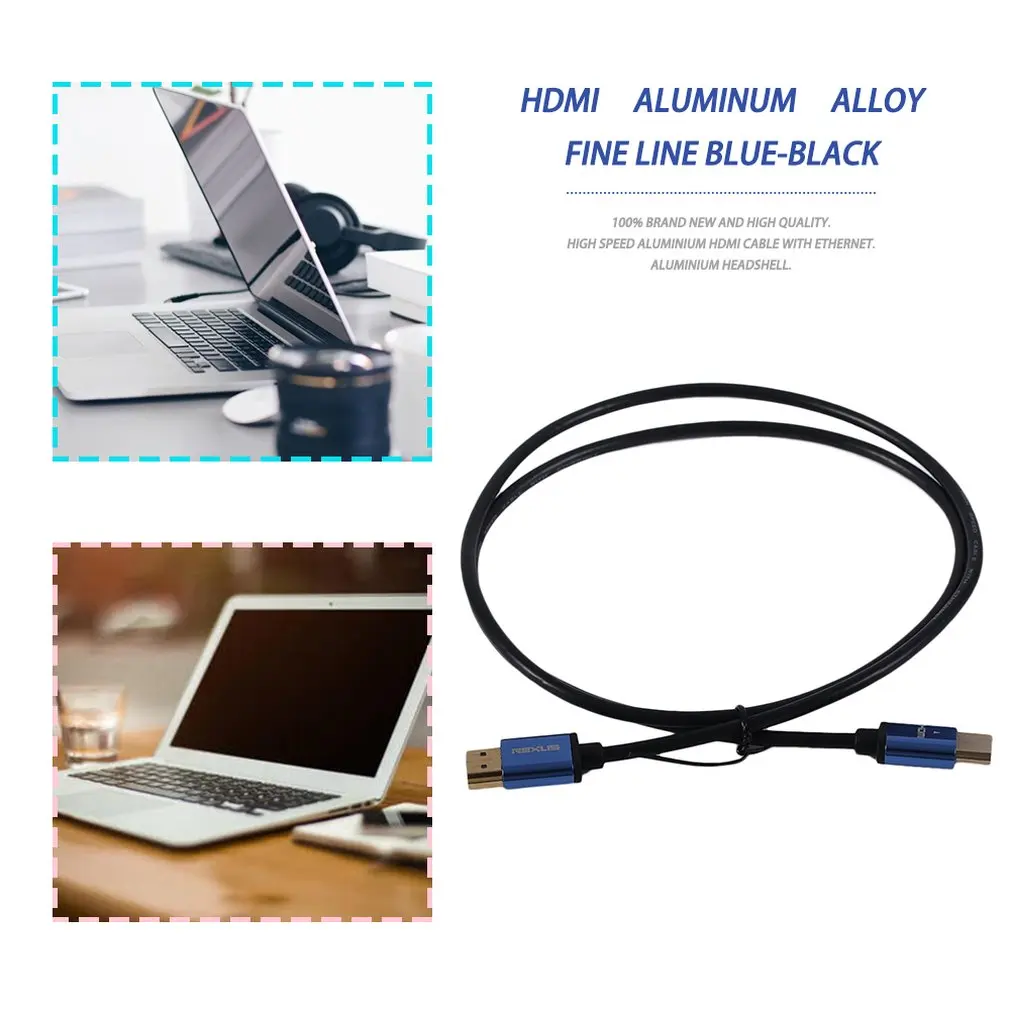 1 м/3 м/5 м/10 м супер длинный кабель HDMI из алюминиевого сплава штекер к мужской супер высокоскоростной HDMI кабель Ethernet 3D 4 к черный