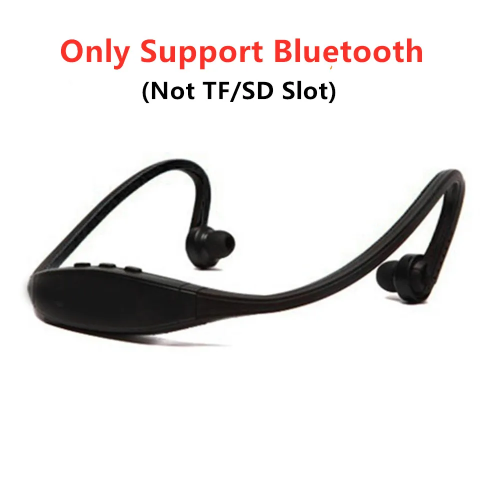 Bluetooth only S9 Bluetooth наушники беспроводные Спортивные Bluetooth наушники Поддержка TF/SD карты микрофон для iPhone huawei XiaoMi телефон - Цвет: Bluetooth only