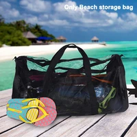 portable beach bag mesh storage bag outdoor park scuba diving swimming toys bag towel clothes organizer swimming storage bag