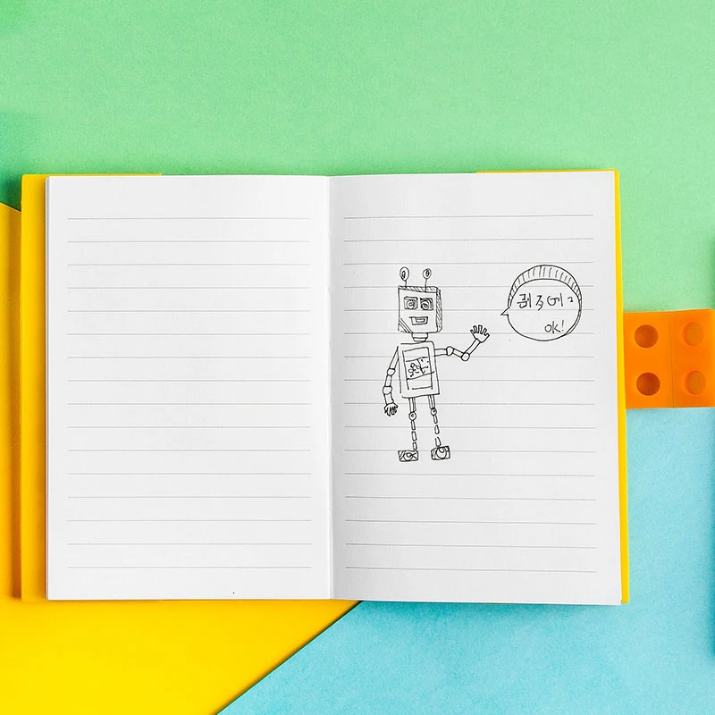 Креативный силиконовый блокнот для студентов канцелярские принадлежности милый
