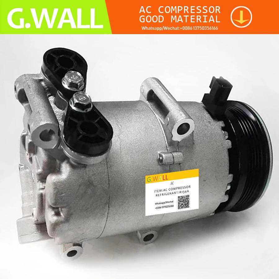 Для vs16 ac компрессор для автомобиля volvo C30 1 8 2 0 S40 II 6 V50 1686876 1432770 6M5H19D629AE 1388676 3M5H19497BC|ac