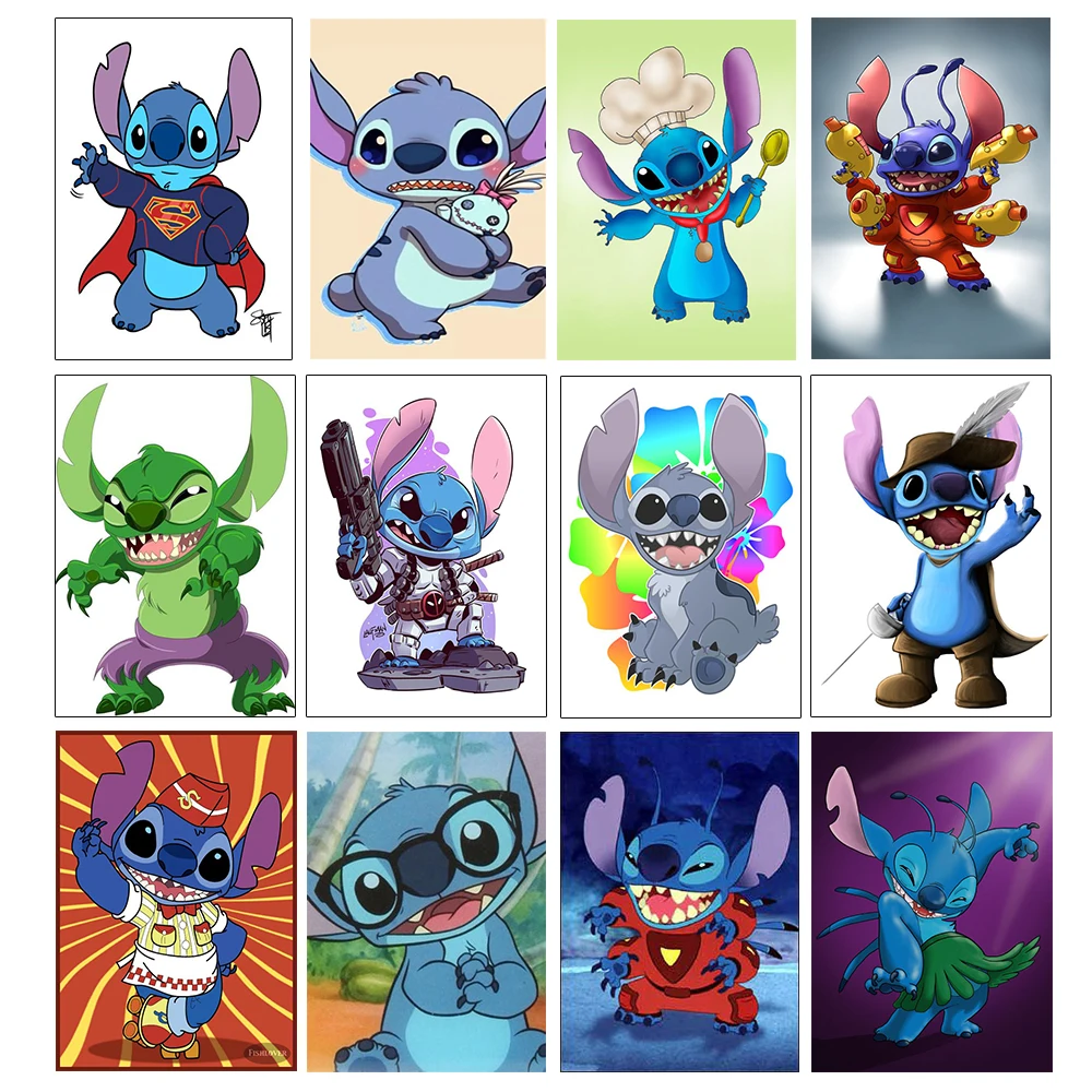 

Diamond Painting Disney Stitch Star Wars Cartoon Diamond Embroidery Cross Stitch Mosaic Child Gift Painting Wall Decor