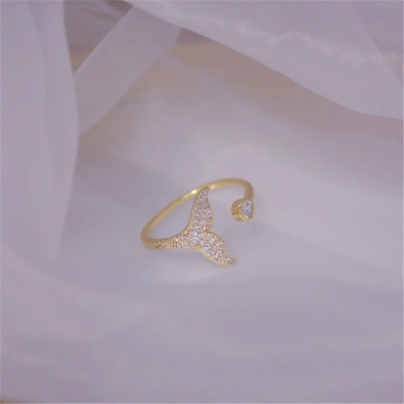 

Fairy Fashion Wild Exquisite Cat Eye Small Fresh Flower Ring Love Women Jewelry Wholesale