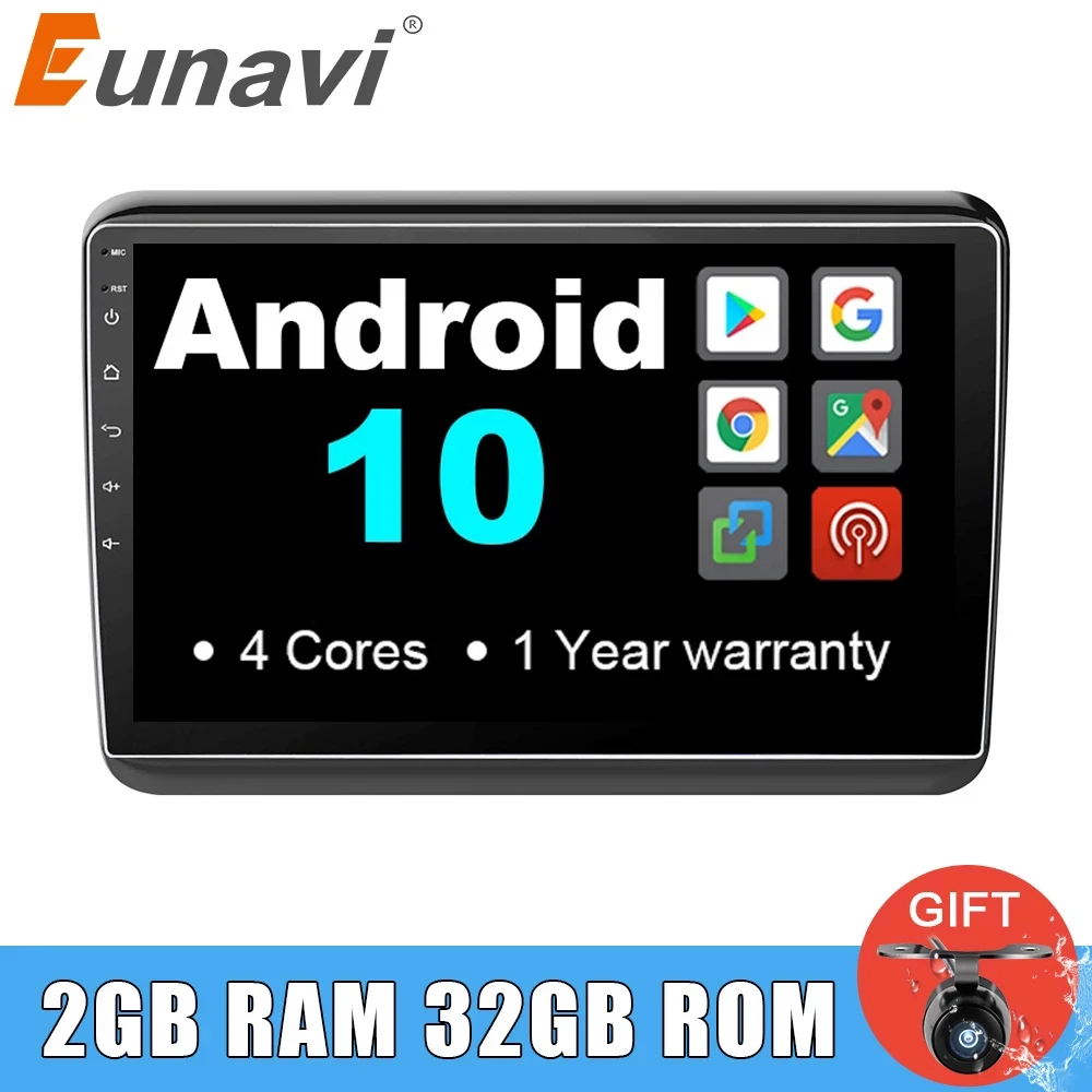 Eunavi автомобильный Радио мультимедийный плеер для Honda xrv Vezel 2015 2 din Android 10 Авторадио