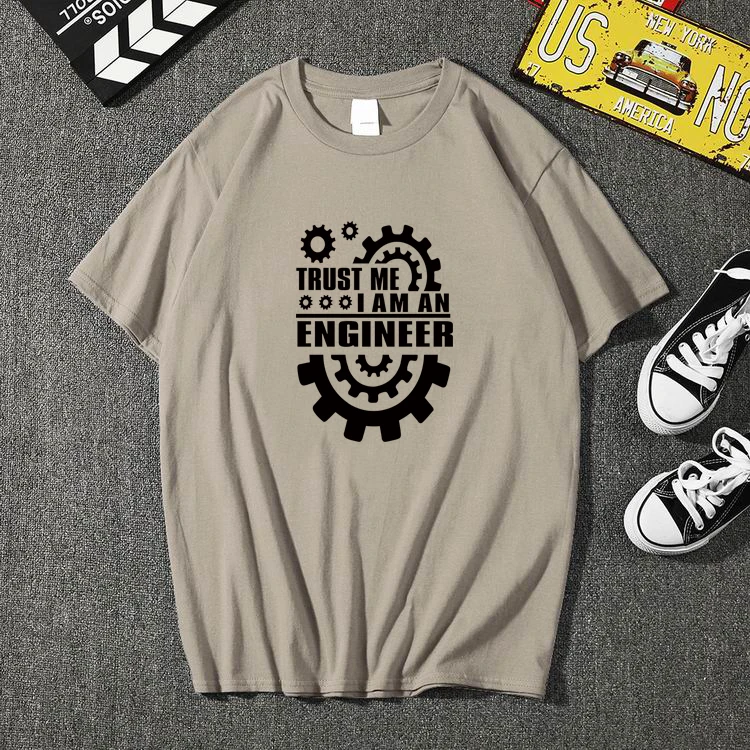 

Fashion trend 2021 men's and women's T-shirt I am an engineer's T-shirt top loose men's T-shirt