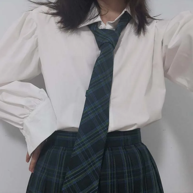 [Зеленый синий] летние плиссированные юбки с высокой талией для девочек